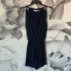 Max Studio, navy romper, size M